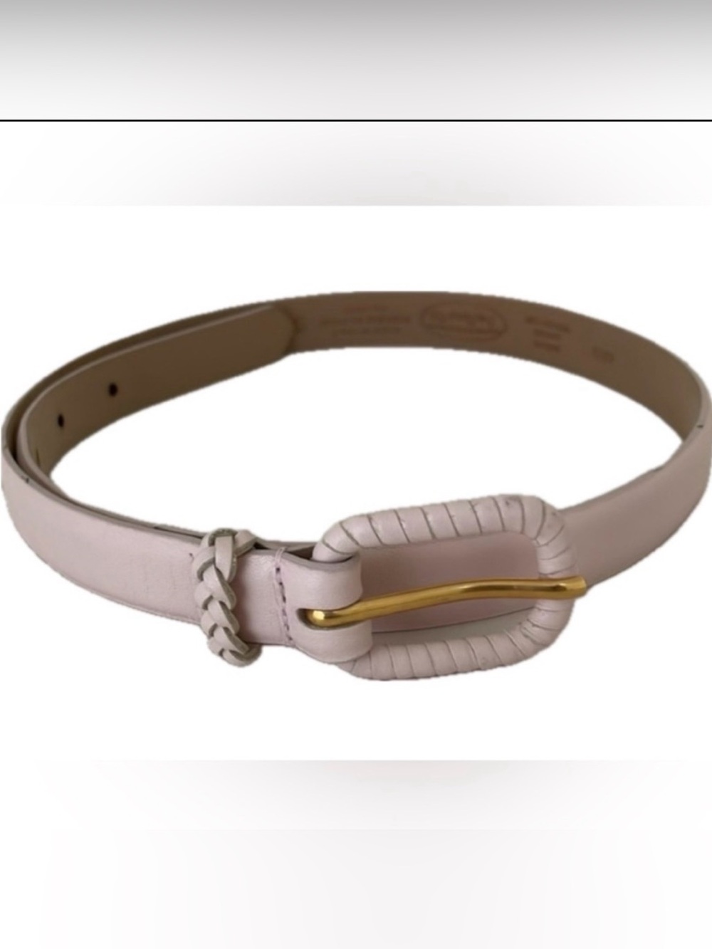 TALBOTS - Leather Light Pink Belt